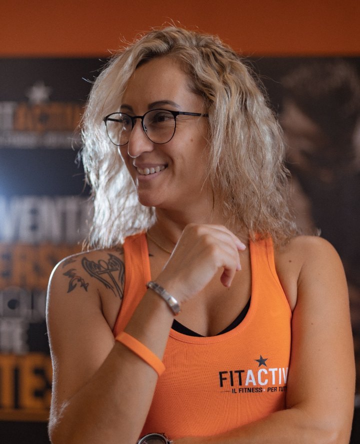 Cristina Coppolino durante una lezione